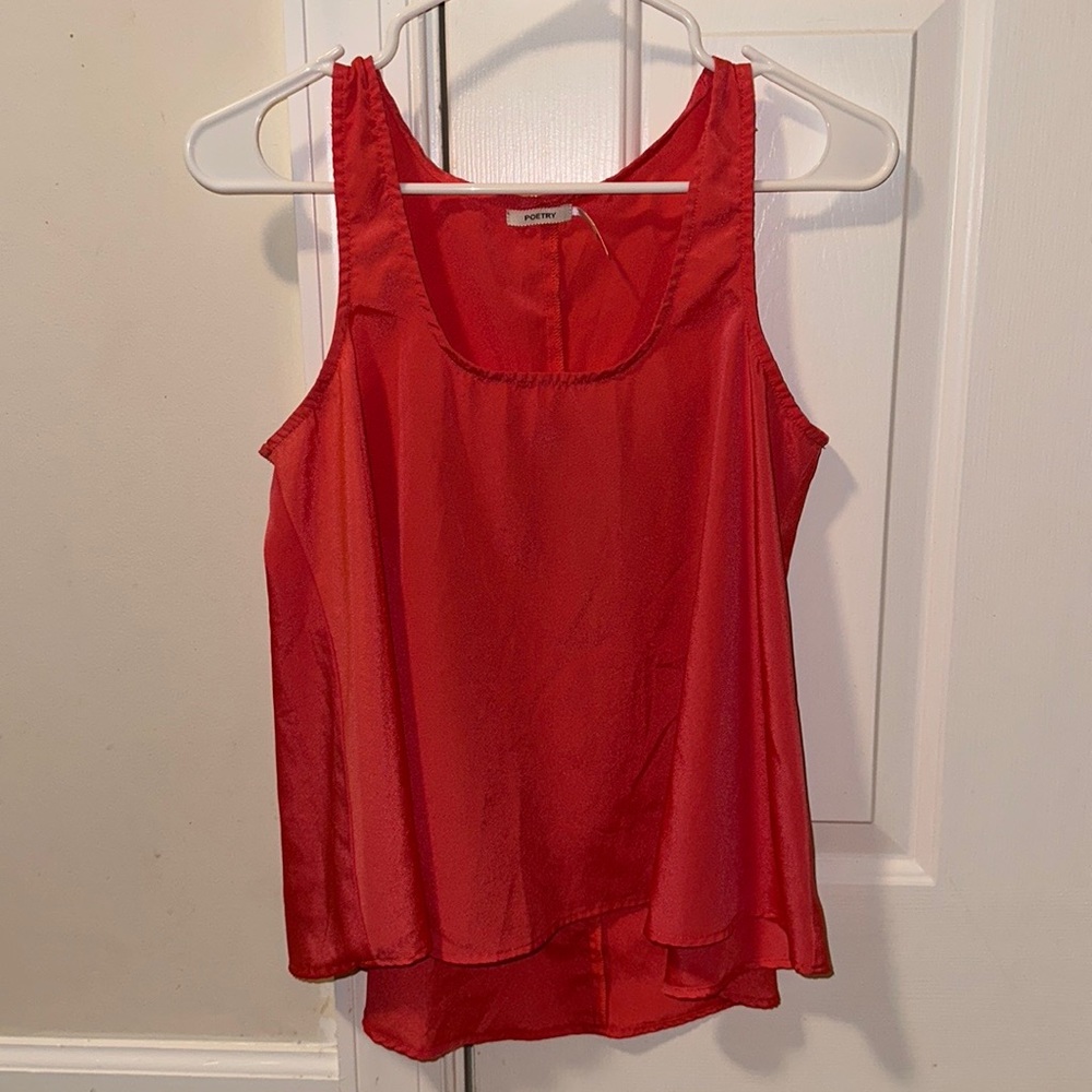 Poetry chiffon tank top